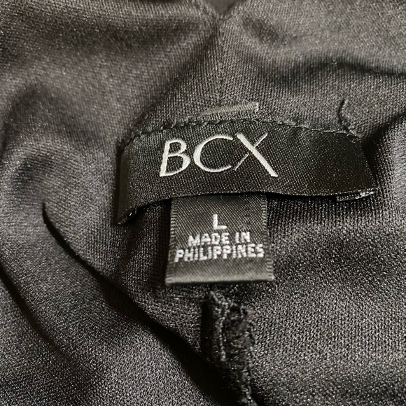 BCX keyhole spaghetti strap black shift dress - Picture 9 of 11